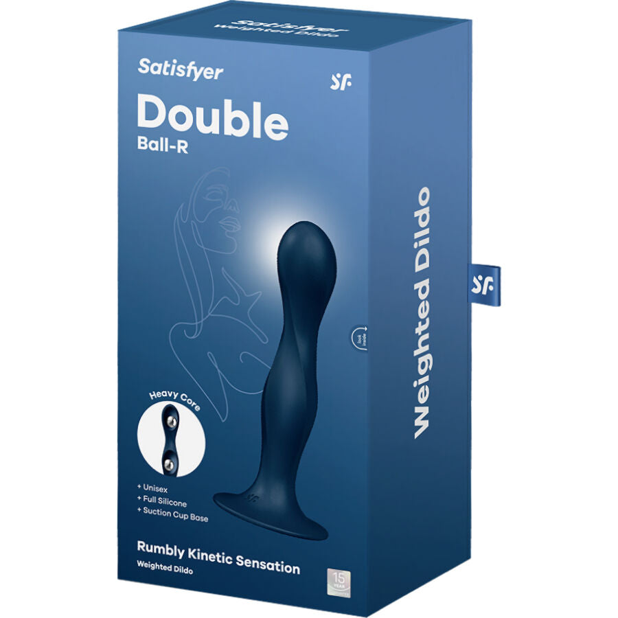 Garnet Double Ball-R Silicone Dildo