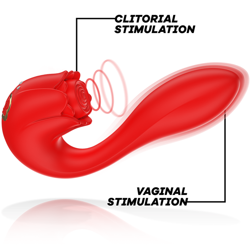 Selena Vibrating Stimulator + Tapping Red