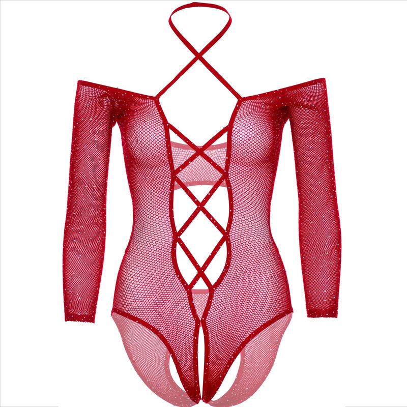 Corps crothless avec rouge brillant