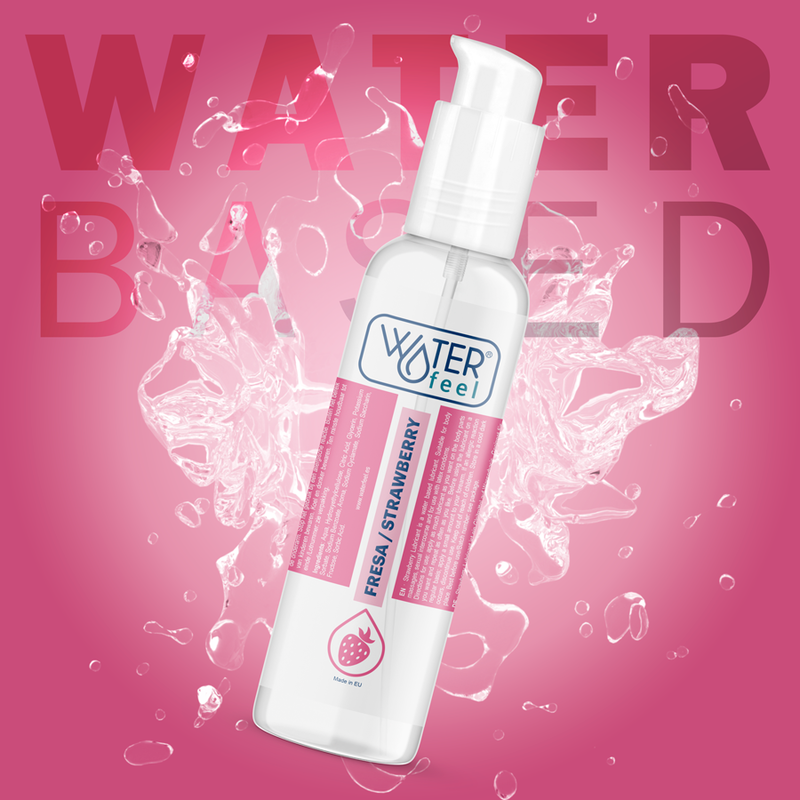Lubrifiant à base d'eau de fraise 175 ml