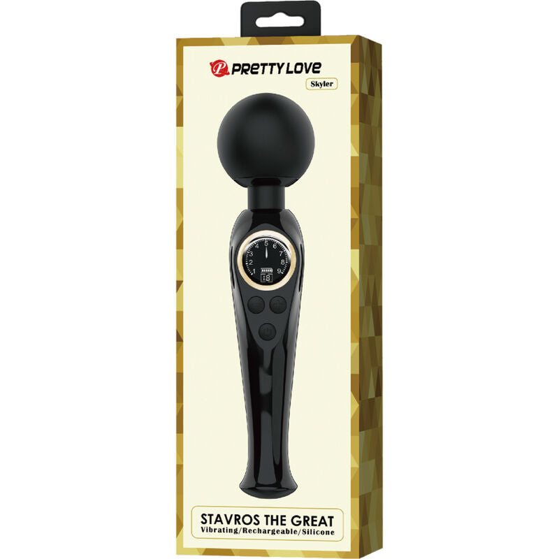 Skyler Black Vibrator Wand