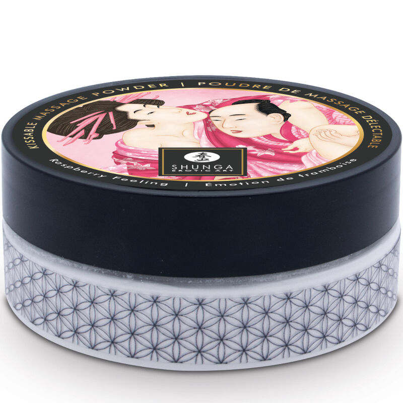 Raspberry Edible Massage Powder Kit