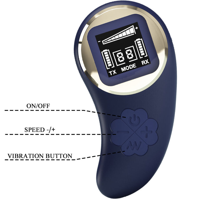 Mina Blue Vibrating Egg Remote Control