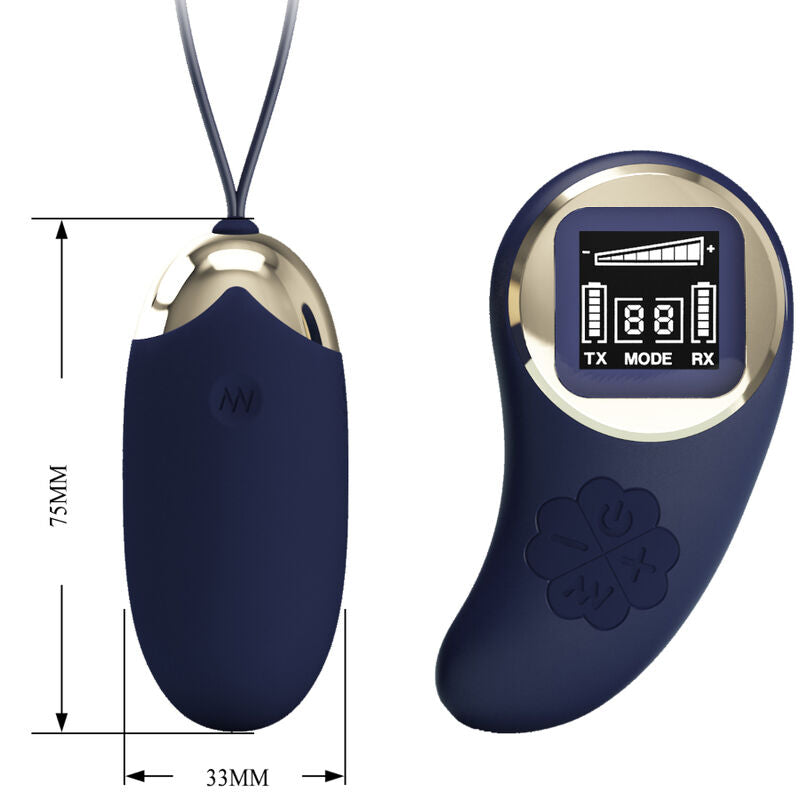 Mina Blue Vibrating Egg Remote Control