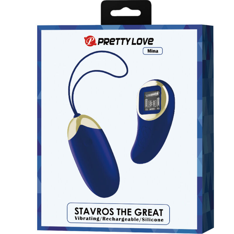 Mina Blue Vibrating Egg Remote Control