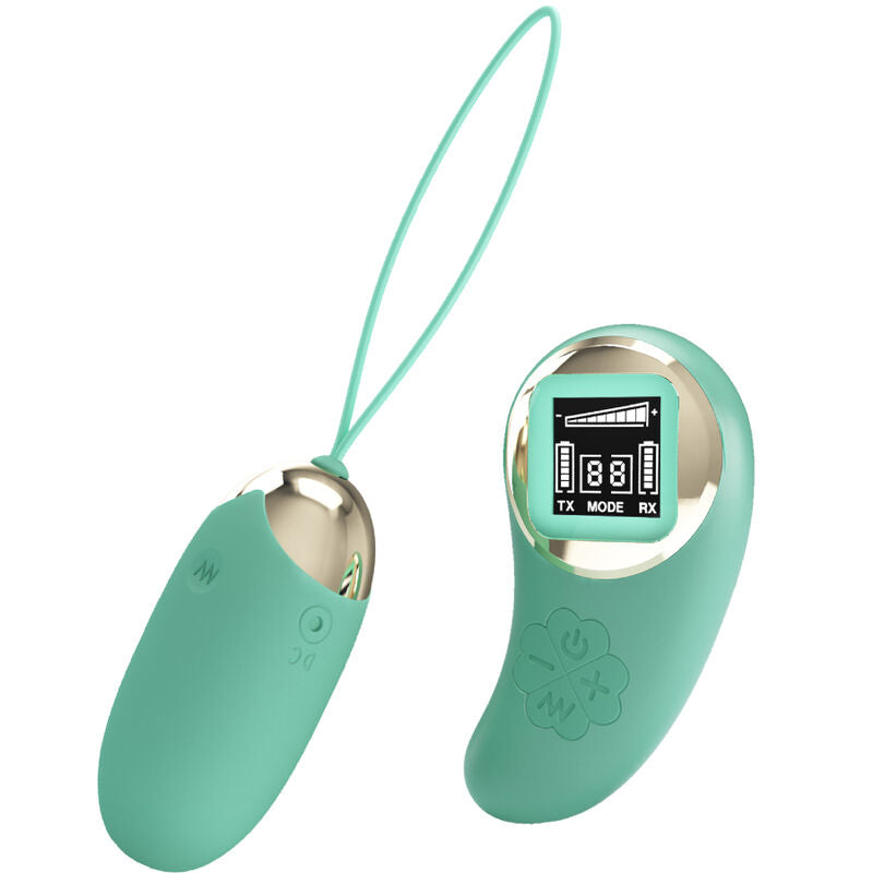 Mine doeufs vibrants télécommande verte