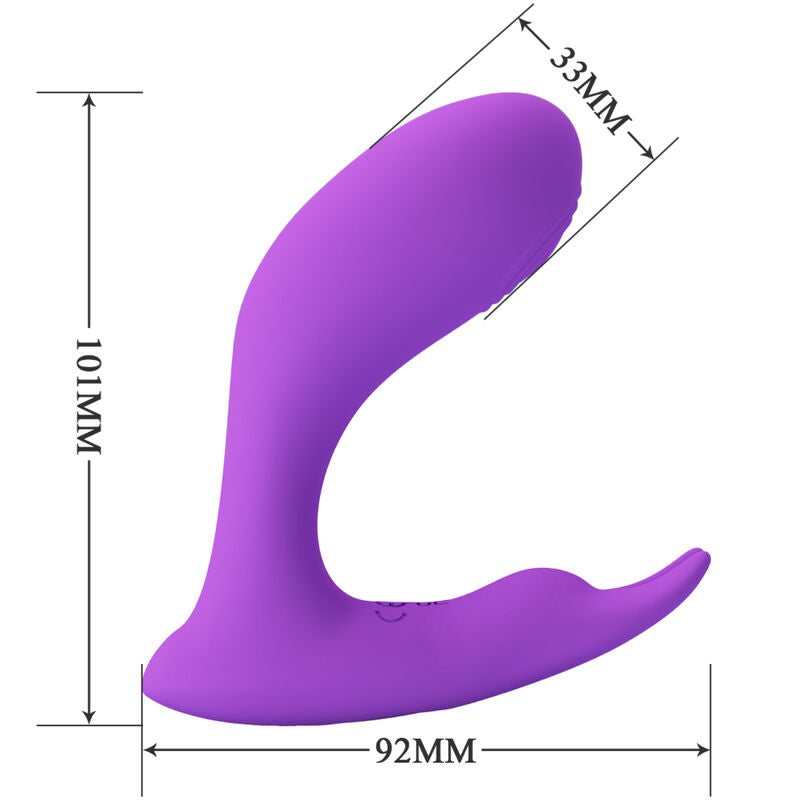 Idabelle purple vibration and pulsation remote control