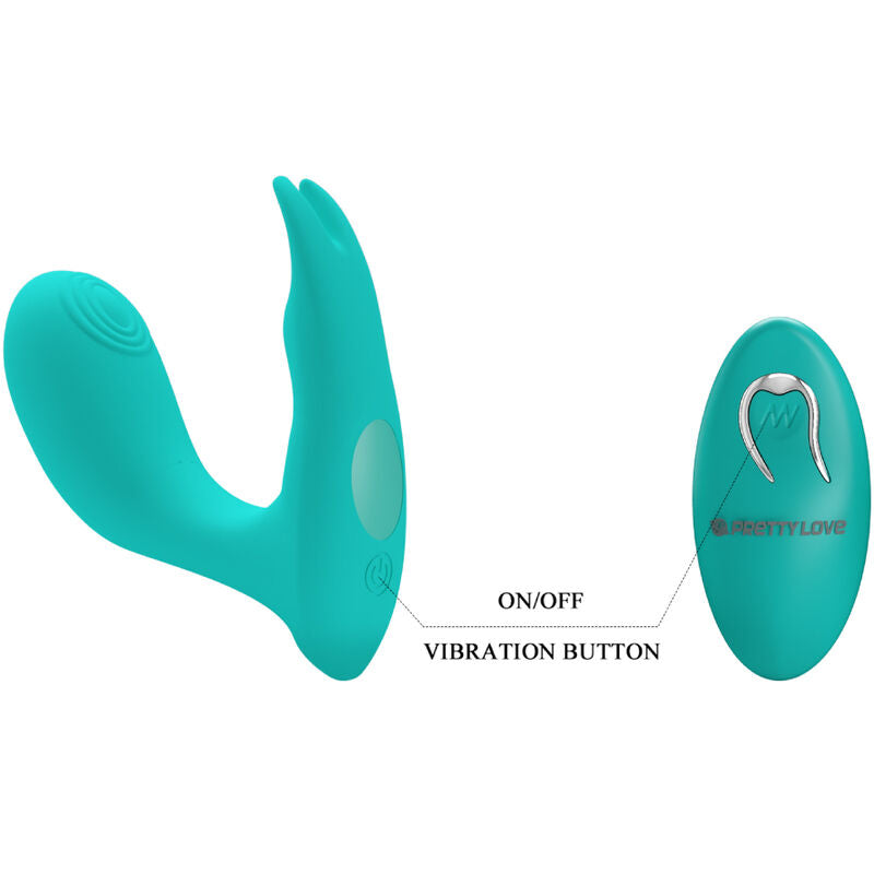 Idabelle Blue Vibration and Pulsation Remote Control