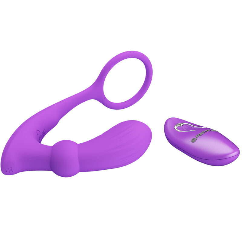 Bague warren et vibrateur anal violet