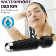 Postman massager and vibrator super flexible head black