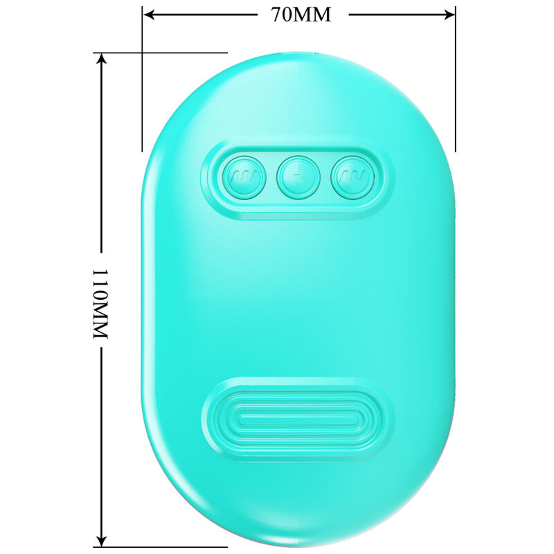 Surprise box with blue electrostimulation clamps