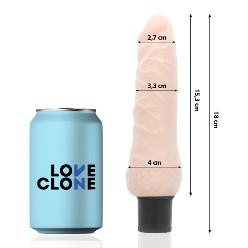 Sven self-lubricating vibrator 18.5 cm -o- 3.3 cm