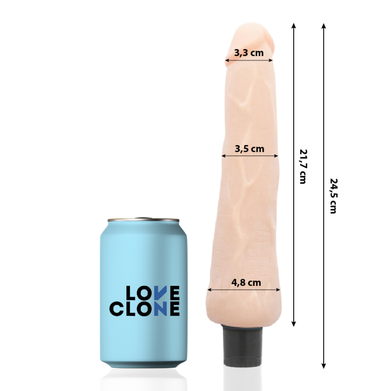 Ragnar self-lubricating vibrator 24.5 cm -o- 3.5 cm