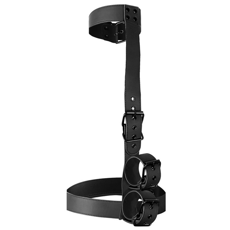 Body restraint set with collar and wrists