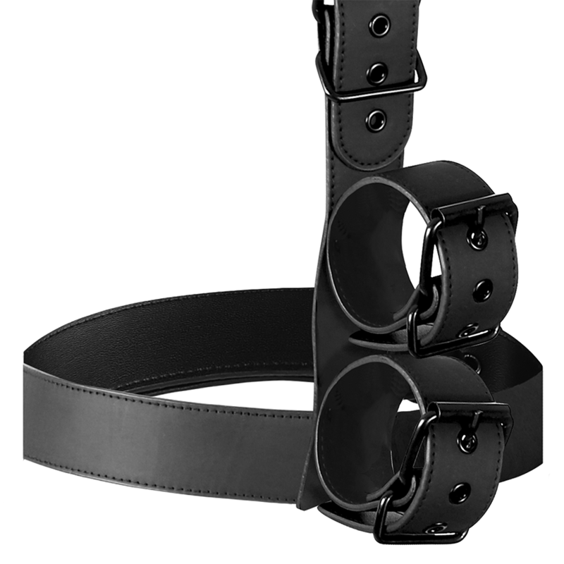 Body restraint set with collar and wrists
