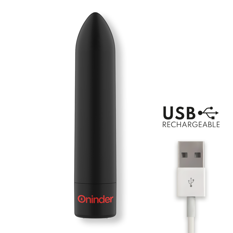 Berlin black bullet vibrator 9 modes 8.5 x 2 cm - free app
