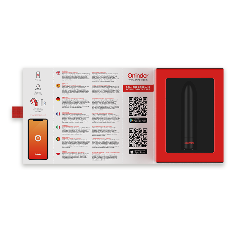 Berlin black bullet vibrator 9 modes 8.5 x 2 cm - free app