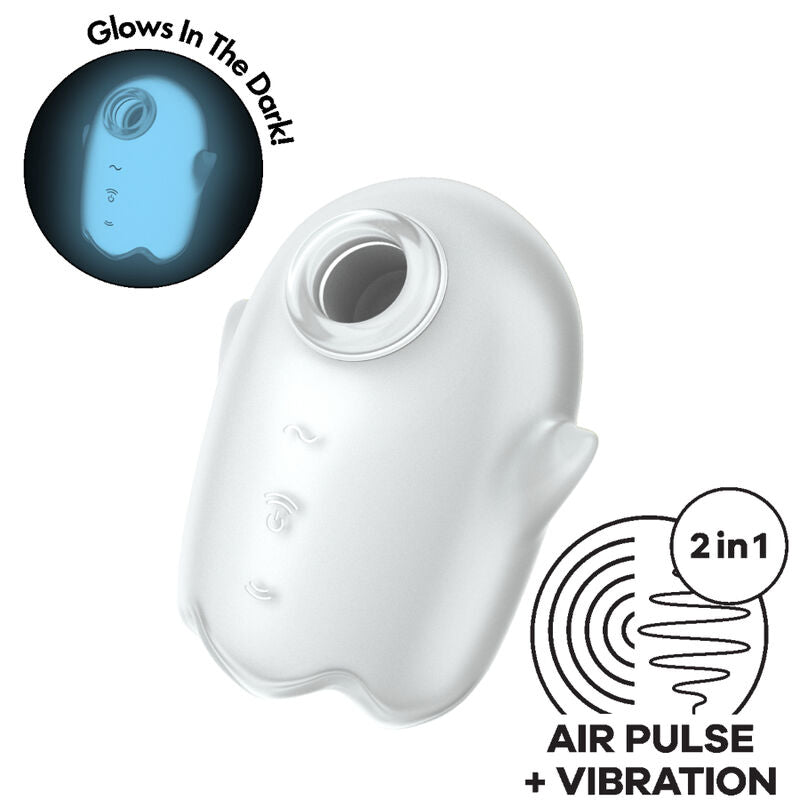 Glowing ghost air pulse &amp; vibrador amarillo
