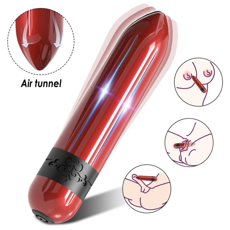 Rocket bullet vibrator remote control fuchsia