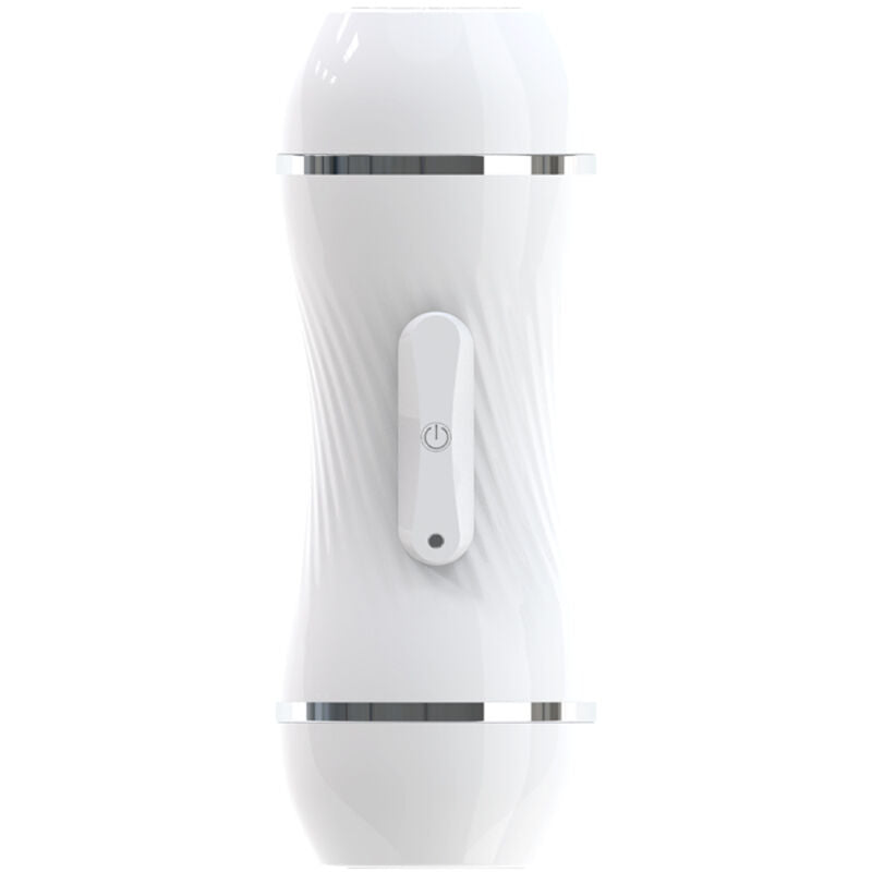 White double vibrator vagina and mouth masturbator