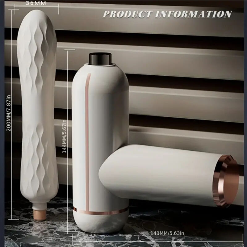 Fking machine vibrator adjustable and automatic white