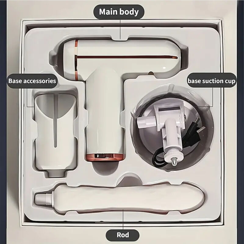 Fking machine vibrator adjustable and automatic white