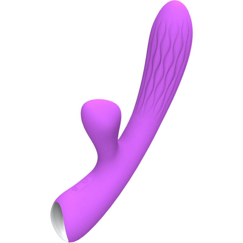 Vibrateur chelsea & stimulateur flexible violet
