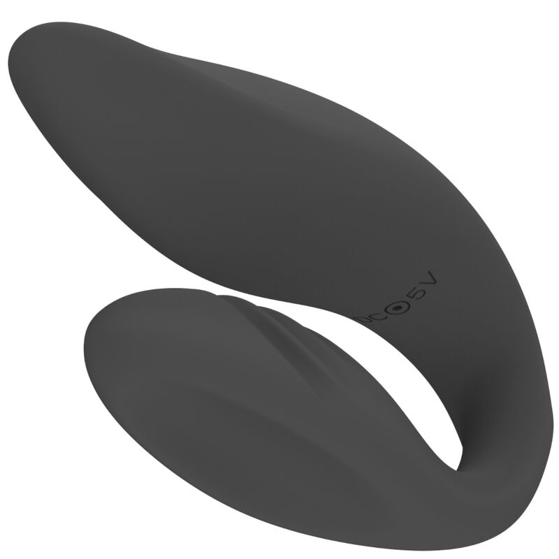 Martha vibrator for couples with remote control, black