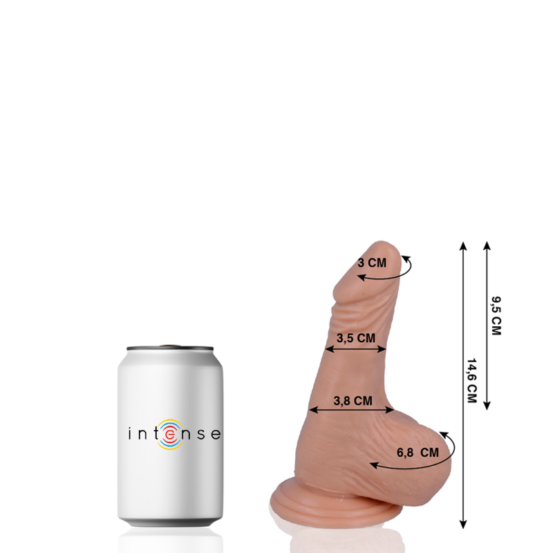 1 pénis réaliste 14.6 cm -o- 3.5 cm