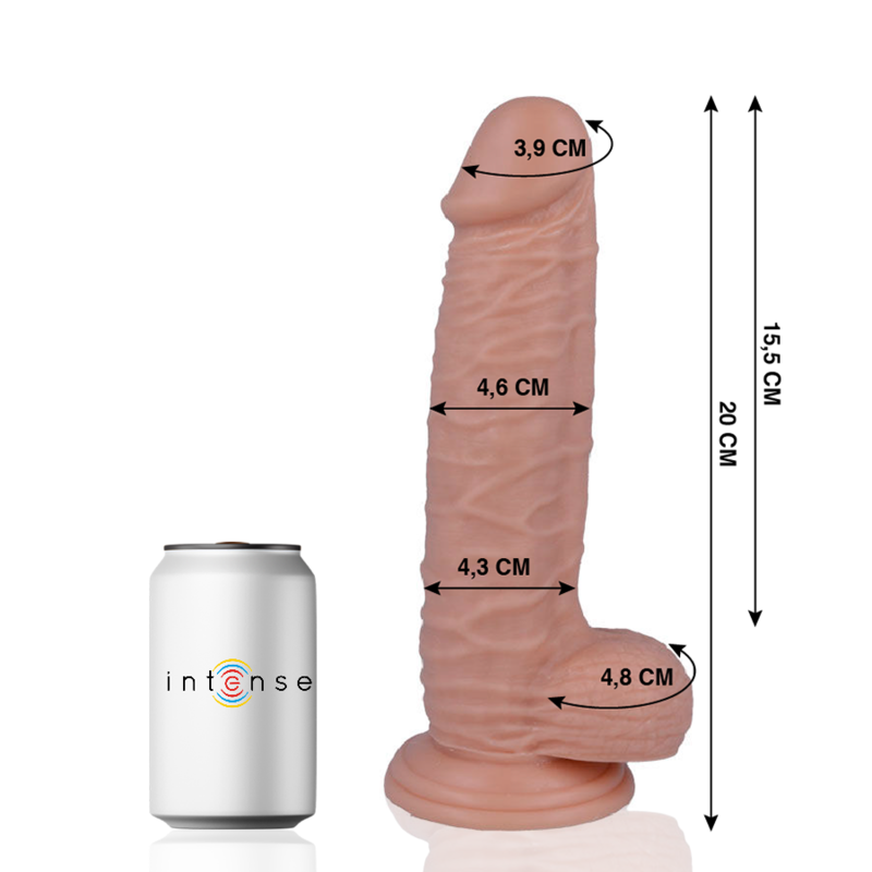 20 pénis réaliste 20 cm -o- 4.6 cm