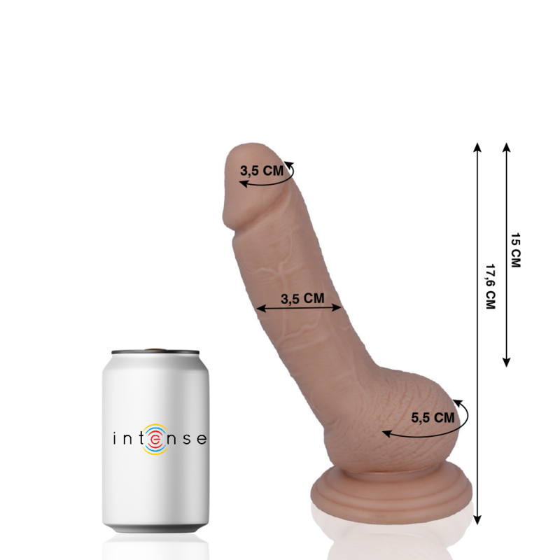 8 realistic penis 17.6 cm -o- 3.5 cm