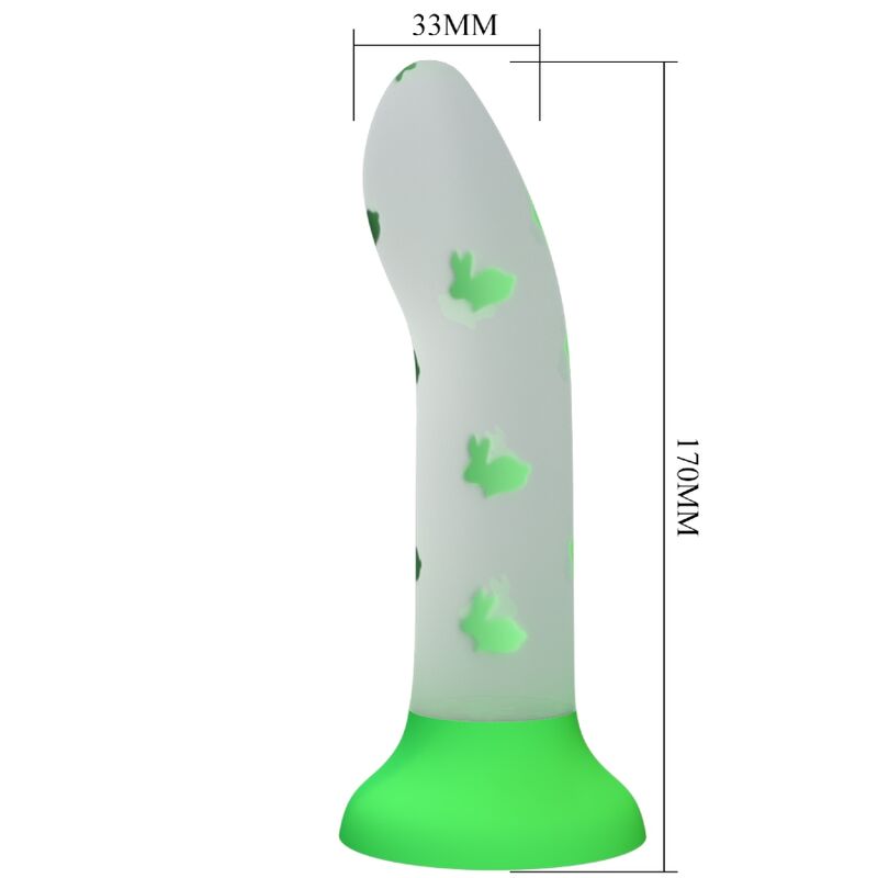 Nightfall Magic Dildo without Vibration Glowing Green