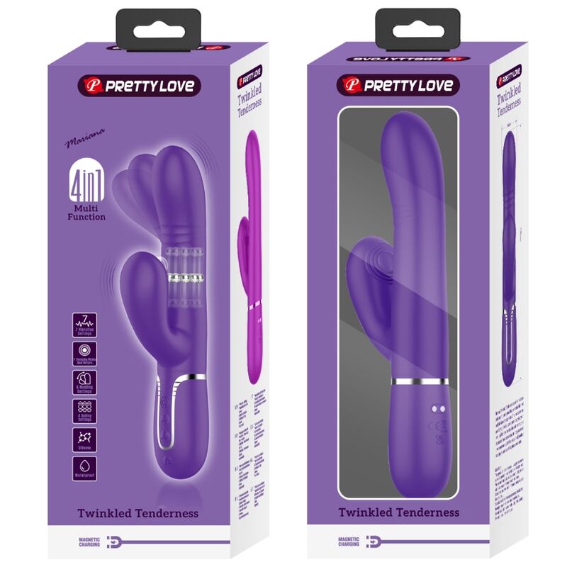 Purple multifunction g-spot vibrator