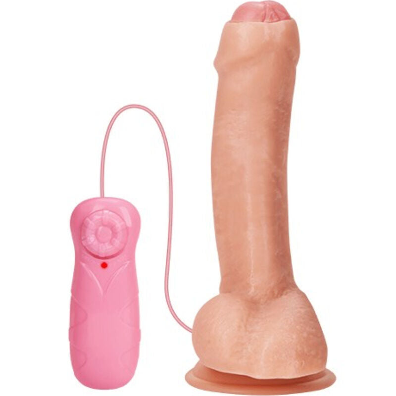 Gode réaliste avec prépuce 21 cm