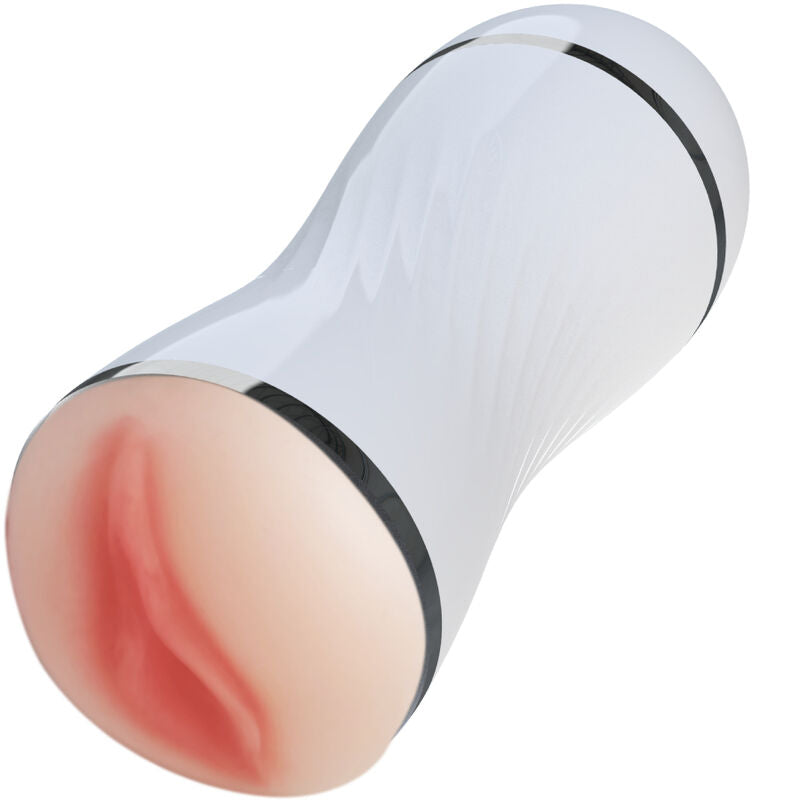 White double vagina and mouth masturbator