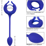 Admiral Blue Weighted Cock Ring