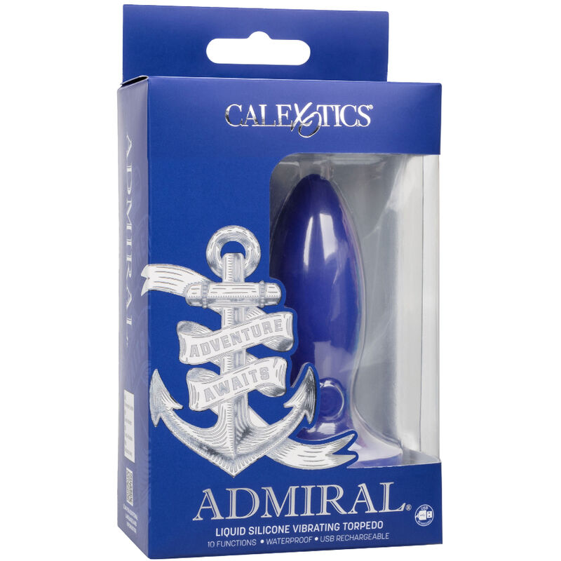 Admiral Blue Torpedo Anal Plug Vibrator