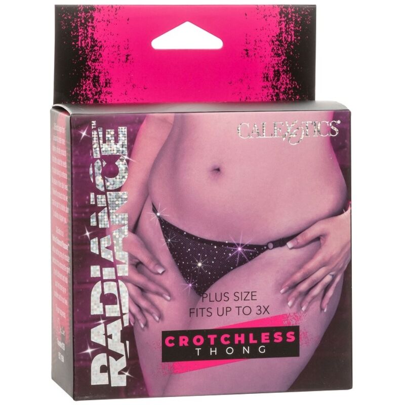 Radiance crochetless thong rhin plus size