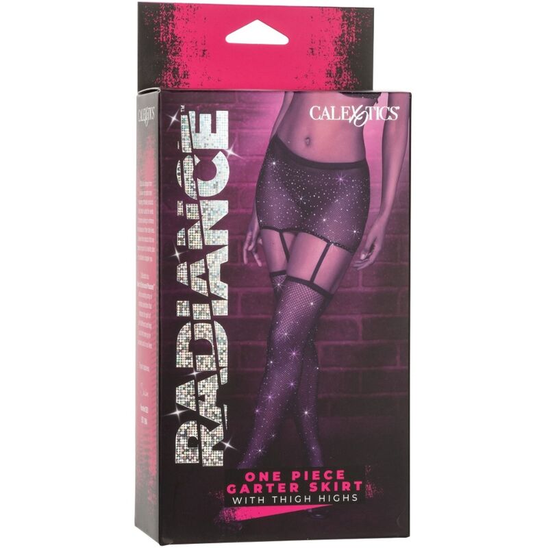 Radiance thigh-high garter skirt