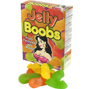 Chewy breast-shaped candy