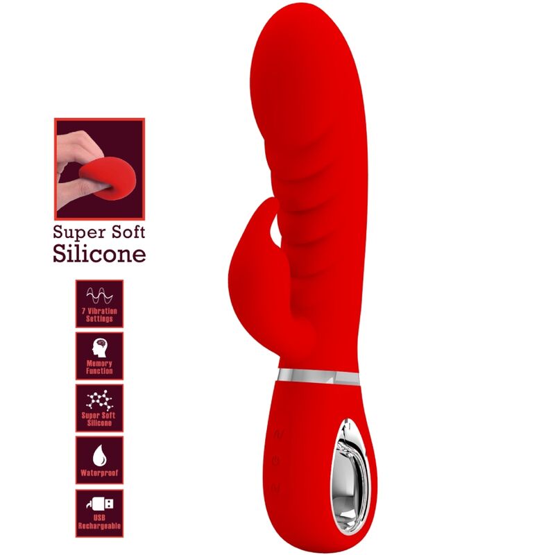 Prescott Red G-Spot Multi-Function Vibrator
