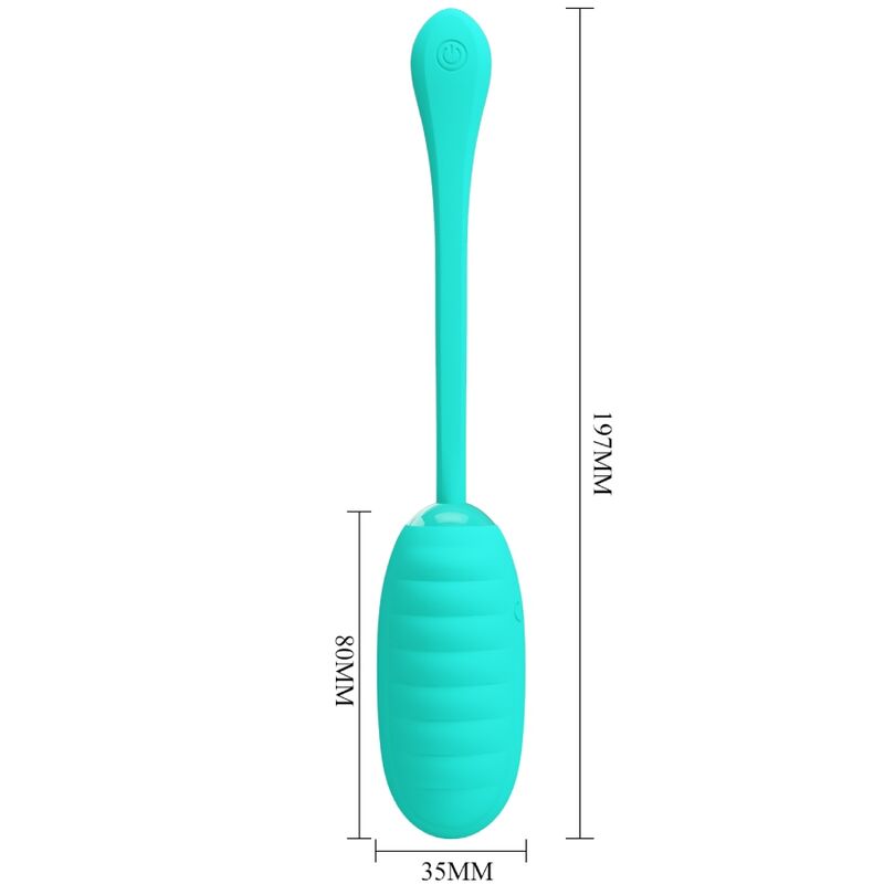 Kirk Aqua Green Rechargeable Vibrating Egg