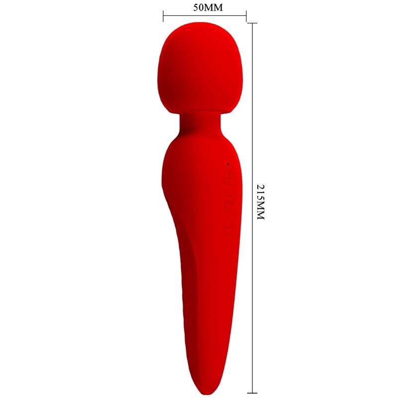 Meredith Massager 12 Vibration Modes Red