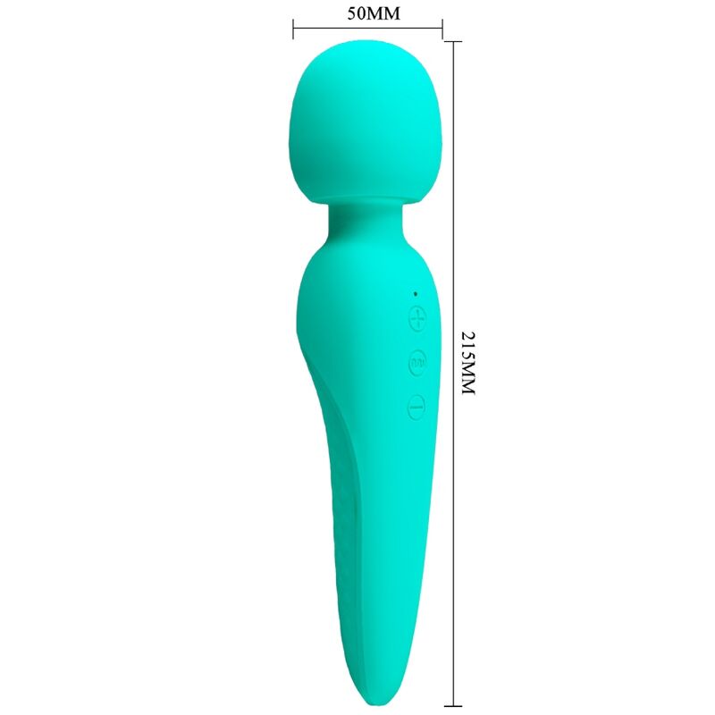 Meredith Massager 12 Vibration Modes Aqua Green
