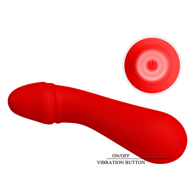 Cetus Red Rechargeable Vibrator