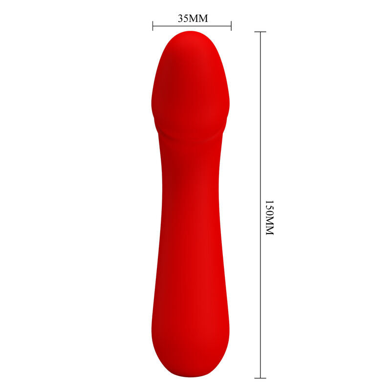 Cetus Red Rechargeable Vibrator