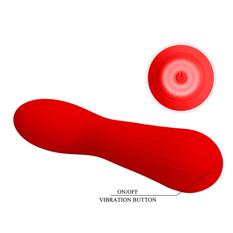Rechargeable Faun Vibrator Red