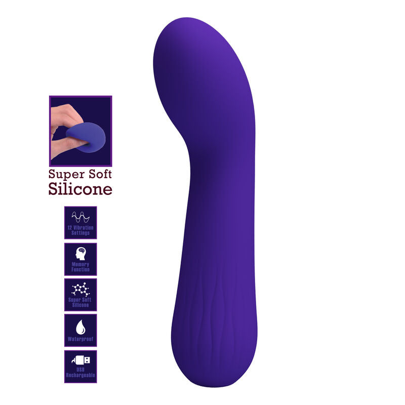 Rechargeable Faun Vibrator Purple