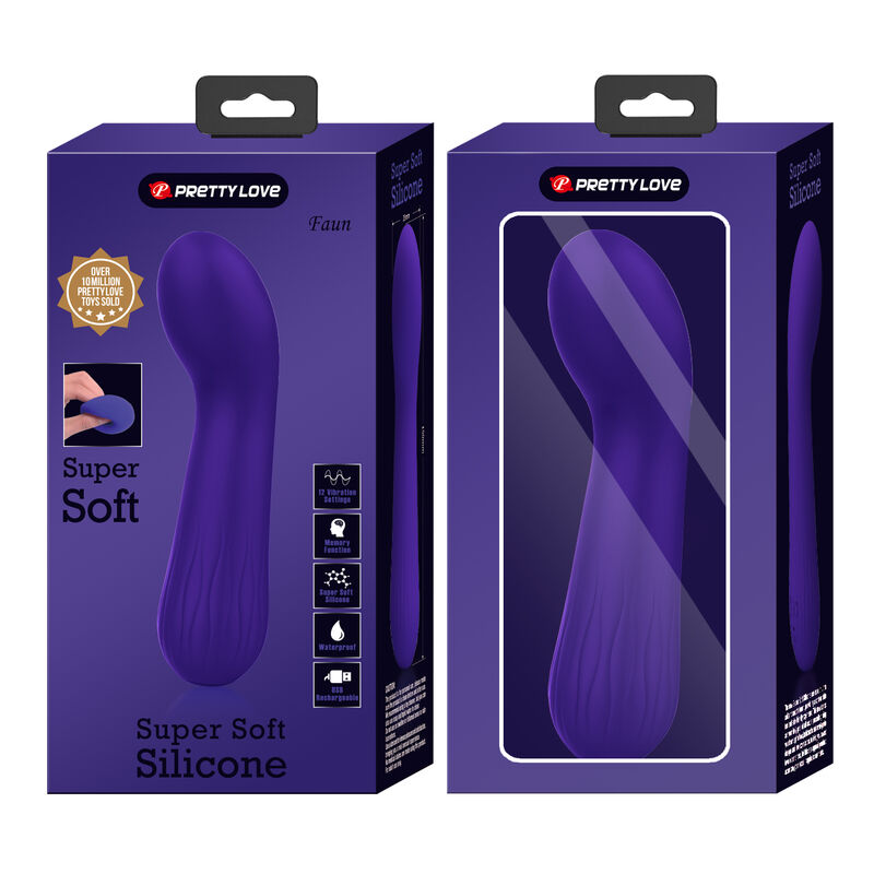 Rechargeable Faun Vibrator Purple