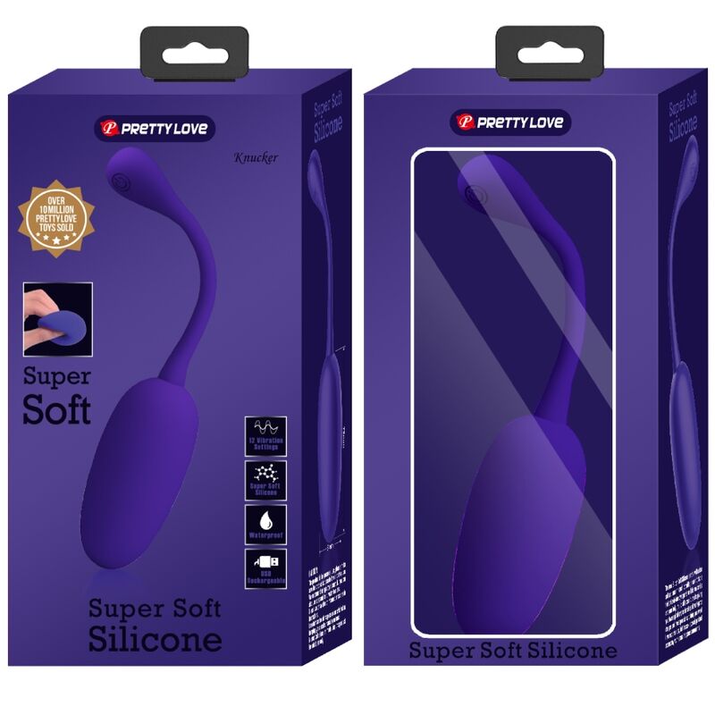 Purple Knucker Rechargeable Vibrating Egg